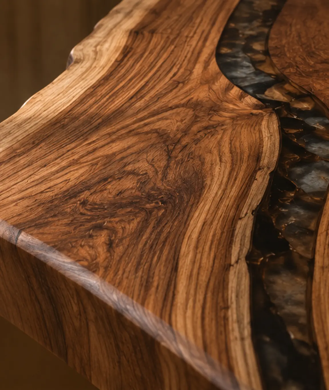 Detalle de la veta de la madera